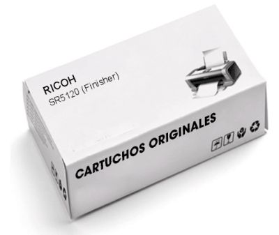 Cartuchos de GRAPAS ORIGINALES para Ricoh SR5120 (Finisher)  409344, TYPE X, Tipo X