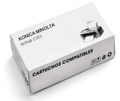 Cartuchos de RODILLO FUSOR INFERIOR COMPATIBLE para Konica Minolta bizhub C353  A02E-R721-Lower Sleeved Roller