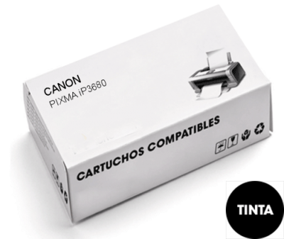 Cartuchos de TINTA COMPATIBLE para Canon PIXMA MP980 Negro PGI-520/220/820
