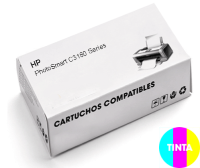 Cartuchos de TINTA COMPATIBLE para HP PhotoSmart C3180 Series Tricolor Nº342, C9361