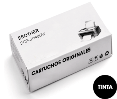 Cartuchos de TINTA ORIGINAL para Brother DCP-J1140DW Negro LC421BK, LC-421BK