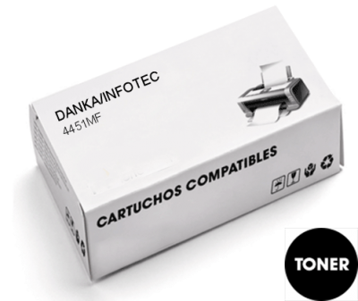 Cartuchos de TONER COMPATIBLE para Danka/Infotec 4451MF Negro 885060, TIPO 3200DE