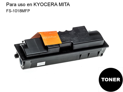 Cartuchos de TONER COMPATIBLE para Kyocera Mita FS-1020D Negro TK18, TK100,ISO 19752,1T02FM0EU0