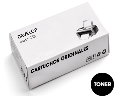 Cartuchos de TONER ORIGINAL para Develop ineo+ 253 Negro A0D71D2,TN213BK