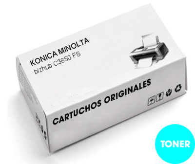 Cartuchos de TONER ORIGINAL para Konica Minolta bizhub C3850 FS Cyan TNP-48C, TNP48C, A5X0450