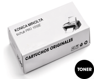Cartuchos de TONER ORIGINAL para Konica Minolta bizhub PRO 1050E Negro TN-010, A0YT051,02UM